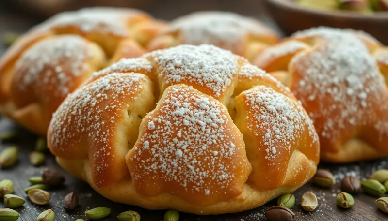 Brioche di fillo ai pistacchi: un dolce veloce e irresistibile per ogni occasione