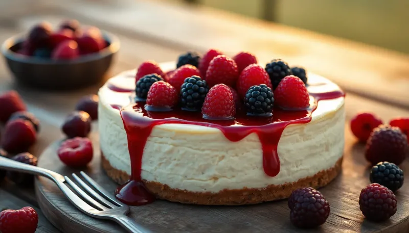 Cheesecake ai frutti rossi: la ricetta cremosa senza cottura da preparare in anticipo