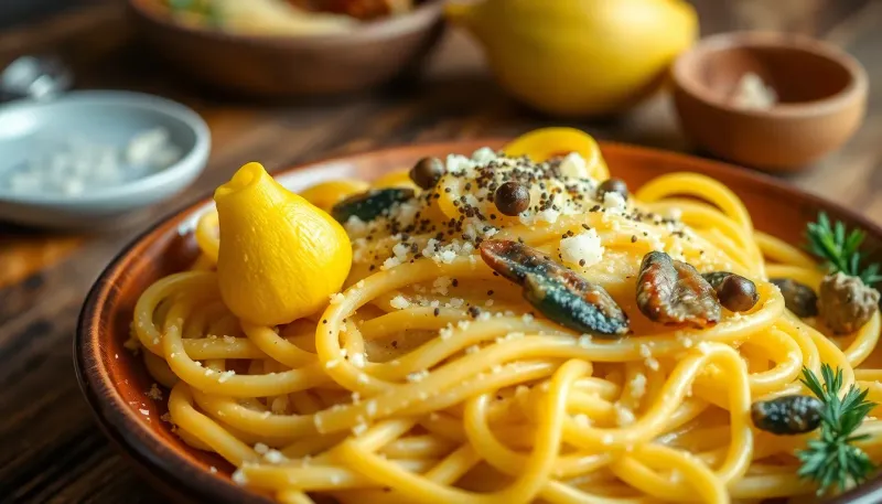 Pasta con fiori di zucca e alici: la ricetta cremosa che sorprende