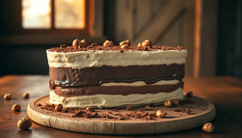 Semifreddo variegato alla Nutella: la ricetta cremosa che stupisce