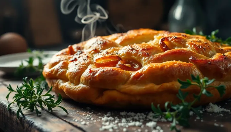 Sfogliata alle cipolle: la ricetta semplice per un antipasto goloso
