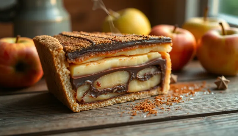 Torta di mele frollosa al cioccolato: un dolce che conquista con la sua cremosità